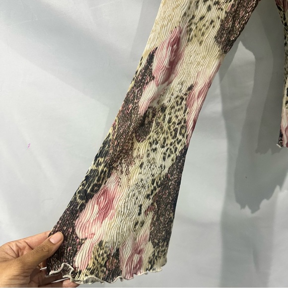 Y2K Fairycore Crinkle Mesh Top Long Sleeve - Picture 6 of 11